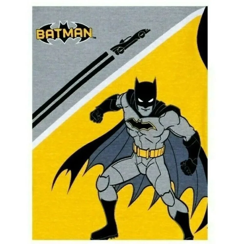 DC Comics - Batman Toddler Boys 2 PC PJ Set - Black & Gray - Size 3T